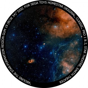 Around the star-formation region Gum 19 (RCW 34) eso1014b